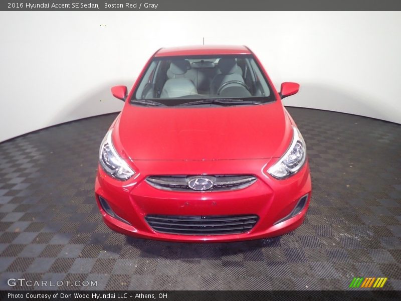 Boston Red / Gray 2016 Hyundai Accent SE Sedan