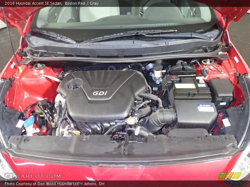Boston Red / Gray 2016 Hyundai Accent SE Sedan