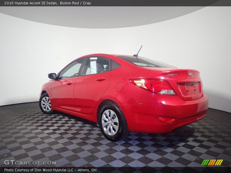Boston Red / Gray 2016 Hyundai Accent SE Sedan
