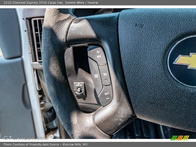 Summit White / Neutral 2010 Chevrolet Express 3500 Cargo Van