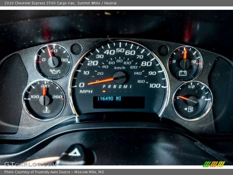 Summit White / Neutral 2010 Chevrolet Express 3500 Cargo Van