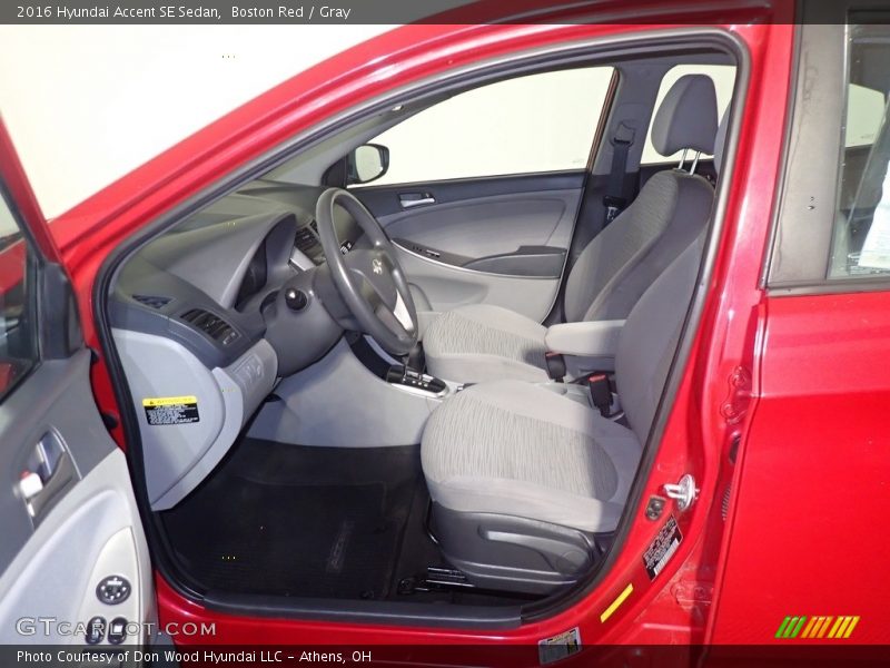 Boston Red / Gray 2016 Hyundai Accent SE Sedan