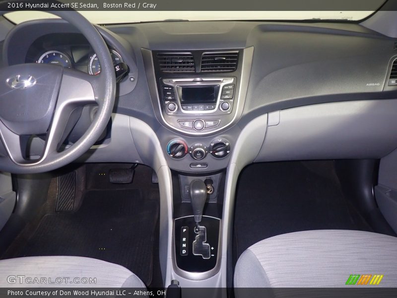 Boston Red / Gray 2016 Hyundai Accent SE Sedan