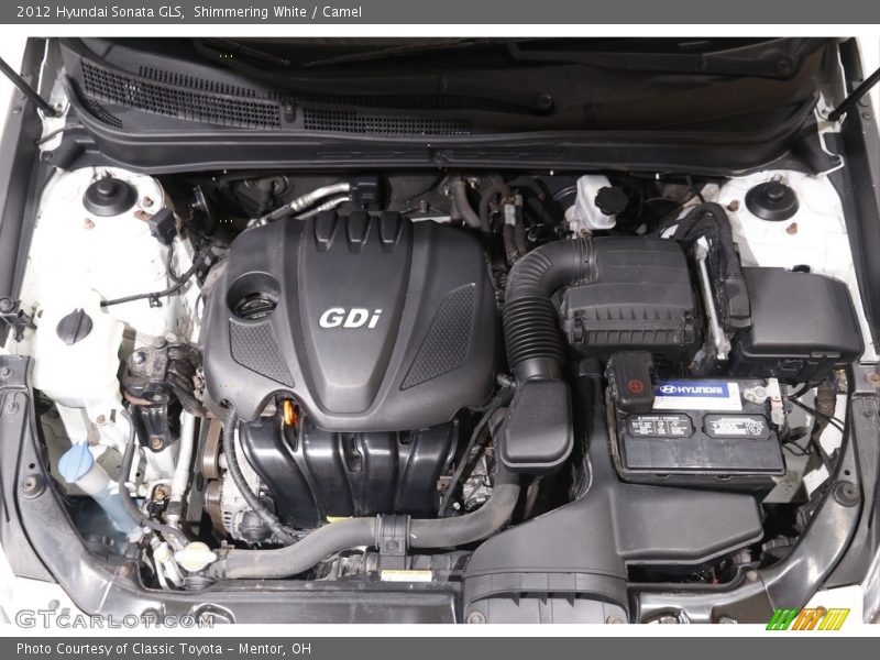 Shimmering White / Camel 2012 Hyundai Sonata GLS