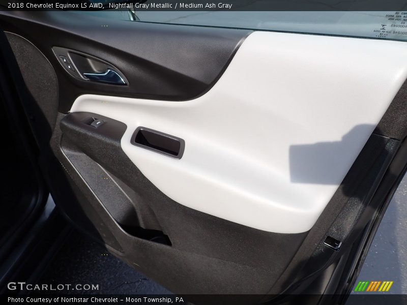 Nightfall Gray Metallic / Medium Ash Gray 2018 Chevrolet Equinox LS AWD