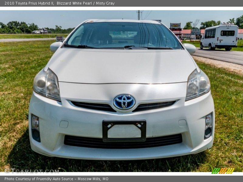 Blizzard White Pearl / Misty Gray 2010 Toyota Prius Hybrid II