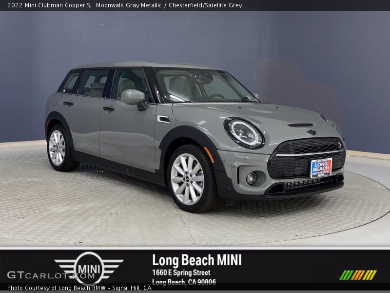 Moonwalk Gray Metallic / Chesterfield/Satellite Grey 2022 Mini Clubman Cooper S