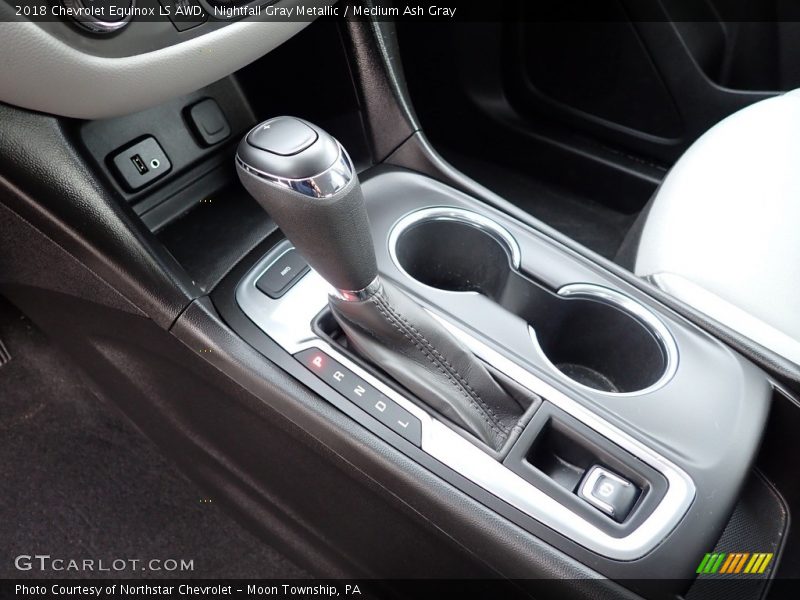 Nightfall Gray Metallic / Medium Ash Gray 2018 Chevrolet Equinox LS AWD
