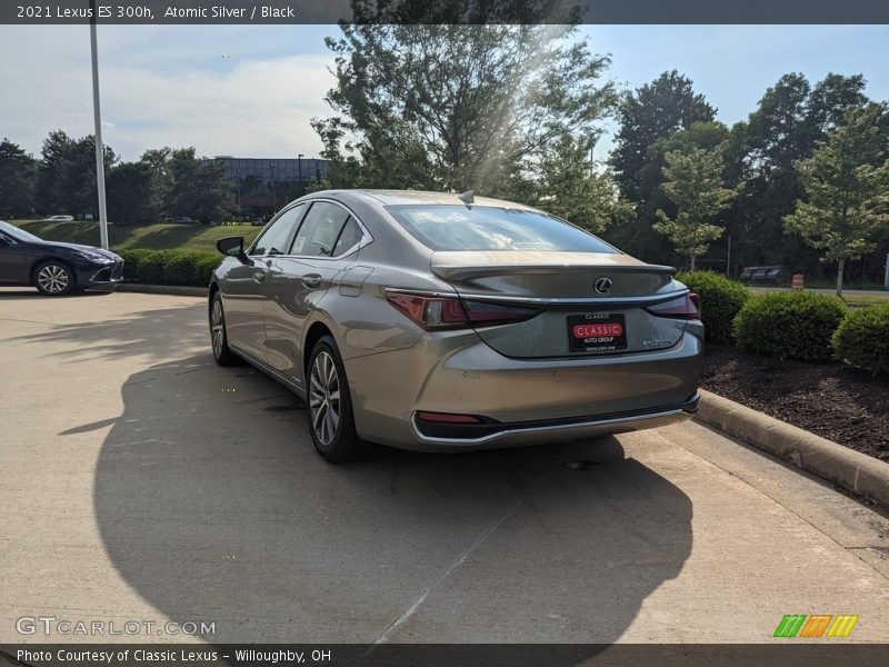 Atomic Silver / Black 2021 Lexus ES 300h
