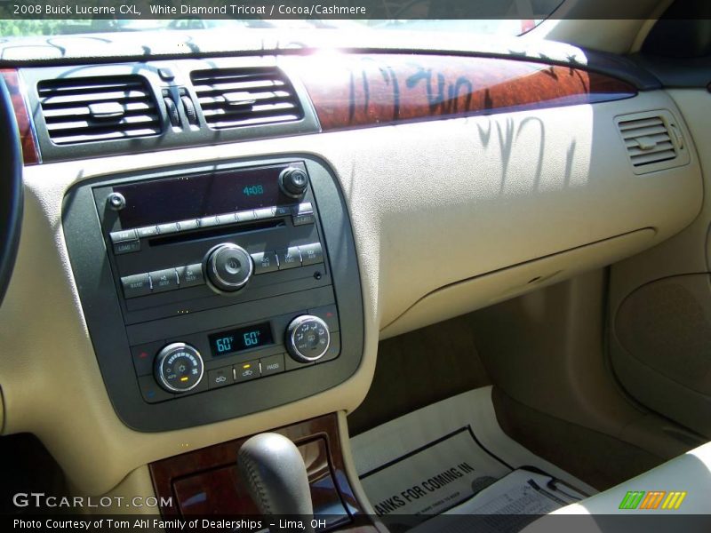 White Diamond Tricoat / Cocoa/Cashmere 2008 Buick Lucerne CXL