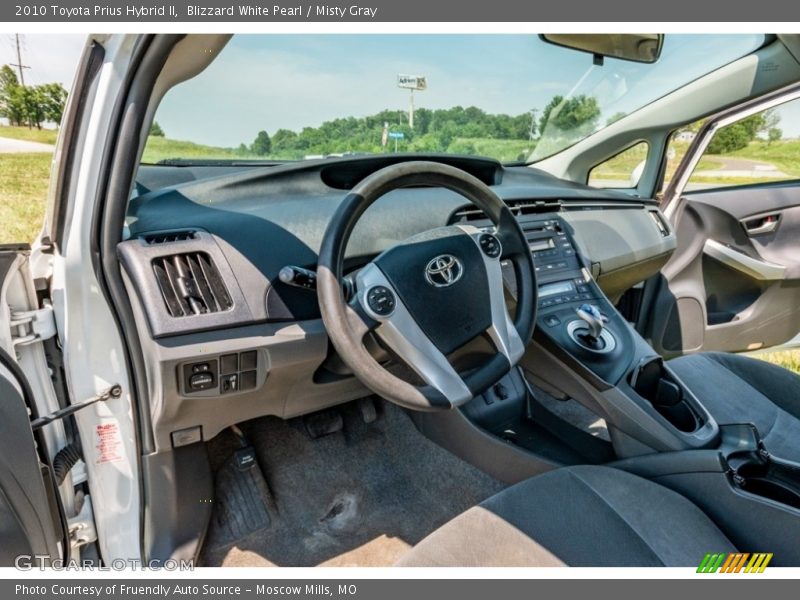 Blizzard White Pearl / Misty Gray 2010 Toyota Prius Hybrid II