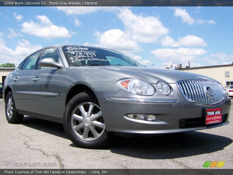 Stone Gray Metallic / Neutral 2009 Buick LaCrosse CX