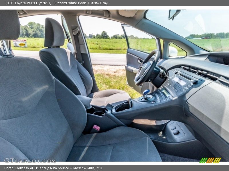 Blizzard White Pearl / Misty Gray 2010 Toyota Prius Hybrid II