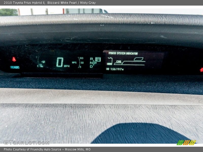 Blizzard White Pearl / Misty Gray 2010 Toyota Prius Hybrid II