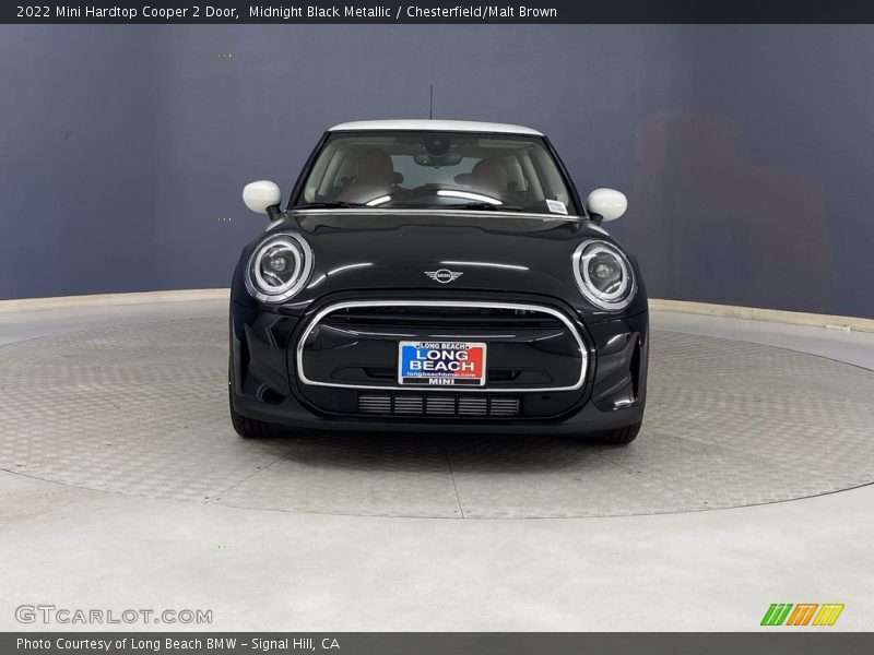 Midnight Black Metallic / Chesterfield/Malt Brown 2022 Mini Hardtop Cooper 2 Door