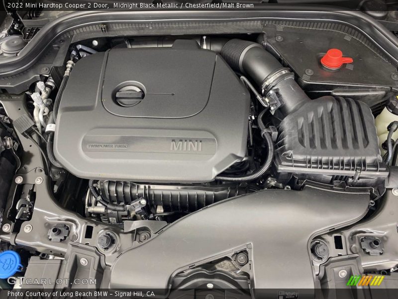 Midnight Black Metallic / Chesterfield/Malt Brown 2022 Mini Hardtop Cooper 2 Door