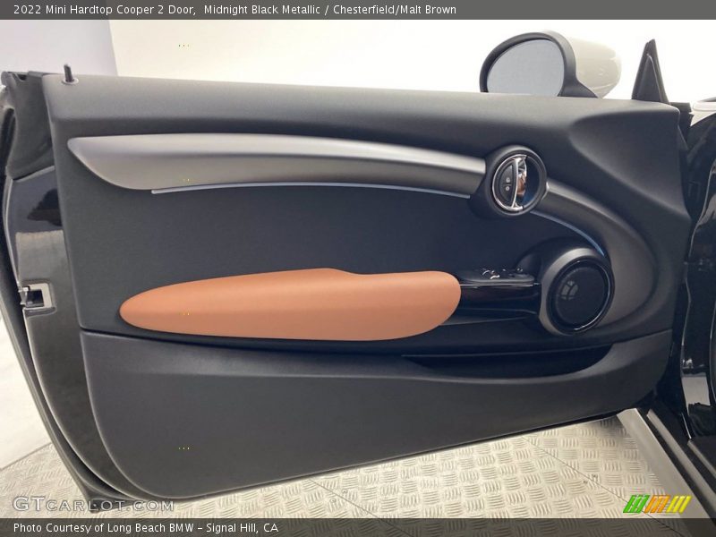 Midnight Black Metallic / Chesterfield/Malt Brown 2022 Mini Hardtop Cooper 2 Door