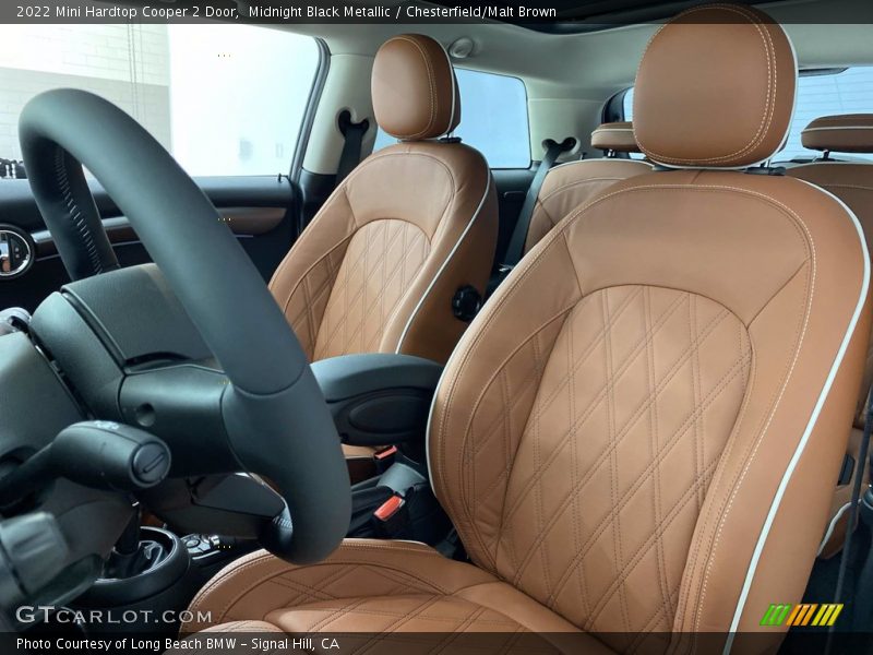 Midnight Black Metallic / Chesterfield/Malt Brown 2022 Mini Hardtop Cooper 2 Door