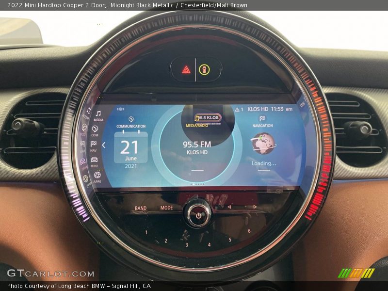 Midnight Black Metallic / Chesterfield/Malt Brown 2022 Mini Hardtop Cooper 2 Door