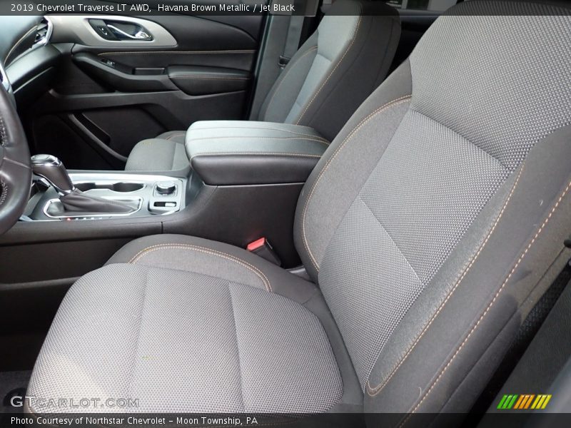 Havana Brown Metallic / Jet Black 2019 Chevrolet Traverse LT AWD