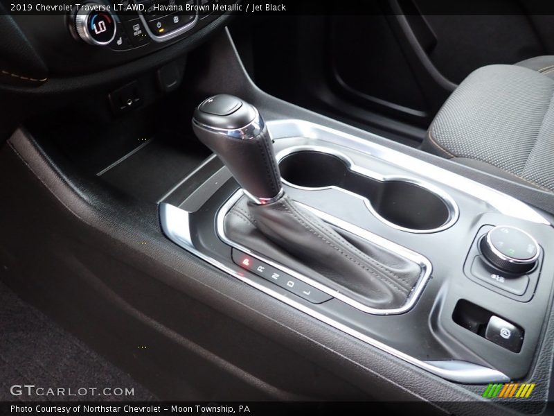Havana Brown Metallic / Jet Black 2019 Chevrolet Traverse LT AWD