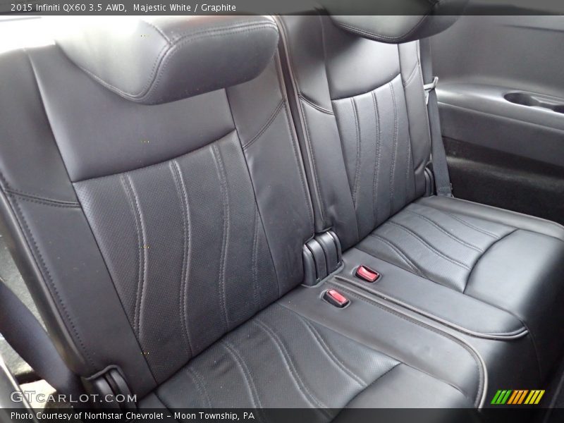 Majestic White / Graphite 2015 Infiniti QX60 3.5 AWD