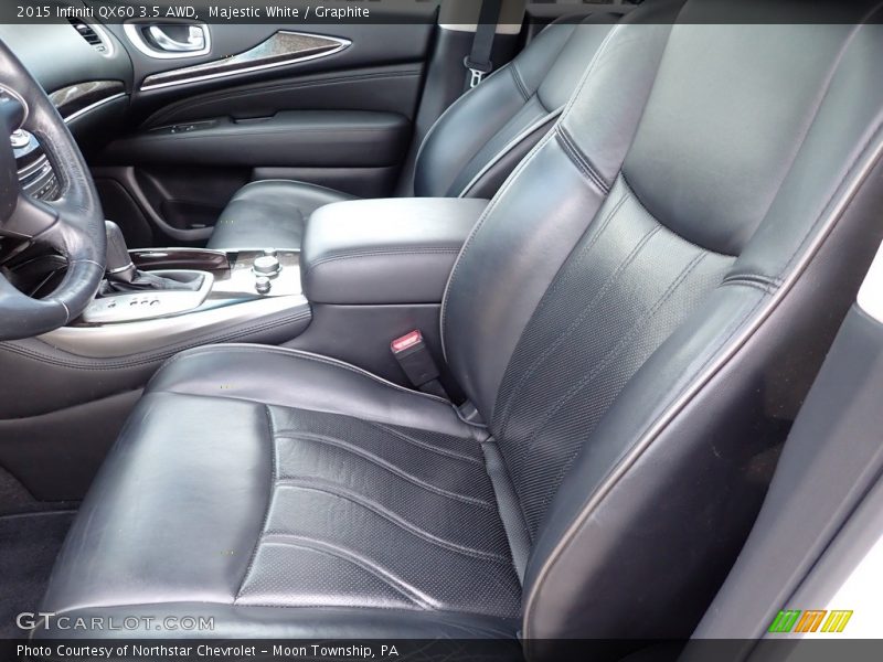Majestic White / Graphite 2015 Infiniti QX60 3.5 AWD