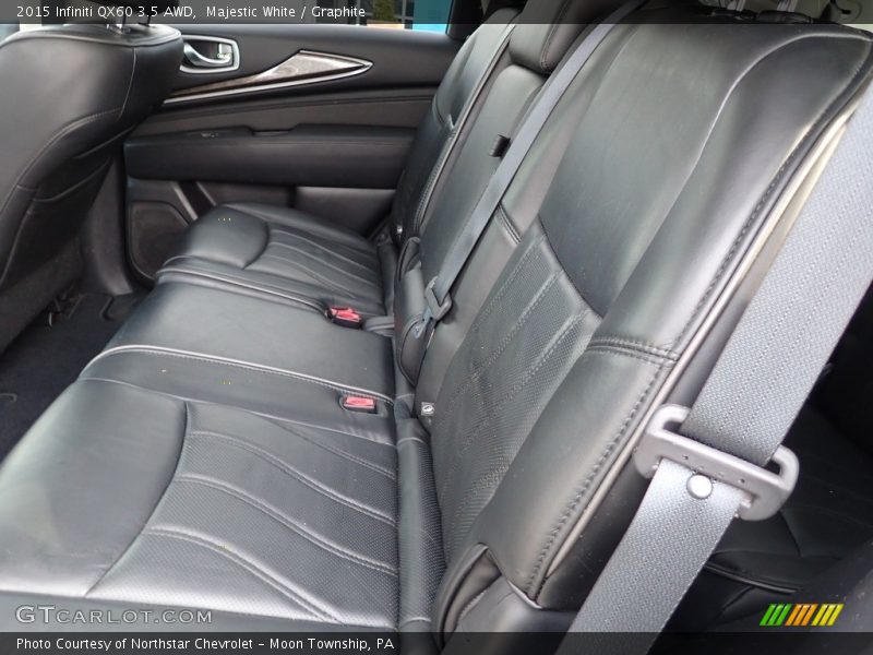Majestic White / Graphite 2015 Infiniti QX60 3.5 AWD
