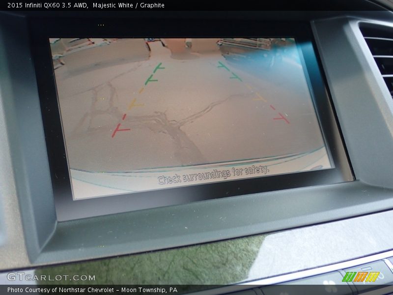 Majestic White / Graphite 2015 Infiniti QX60 3.5 AWD