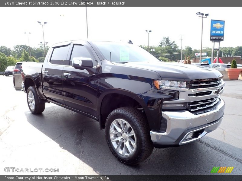 Black / Jet Black 2020 Chevrolet Silverado 1500 LTZ Crew Cab 4x4