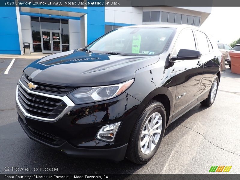 Mosaic Black Metallic / Jet Black 2020 Chevrolet Equinox LT AWD