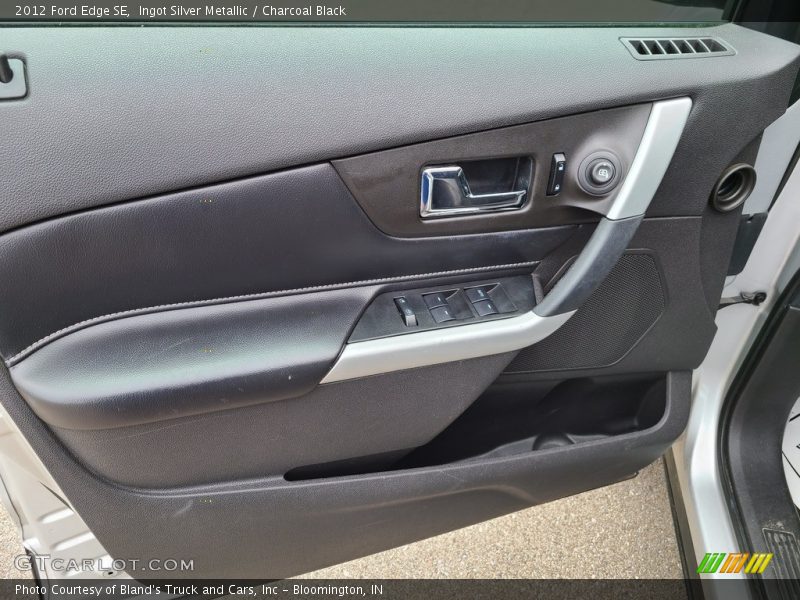 Ingot Silver Metallic / Charcoal Black 2012 Ford Edge SE