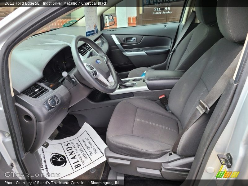 Ingot Silver Metallic / Charcoal Black 2012 Ford Edge SE