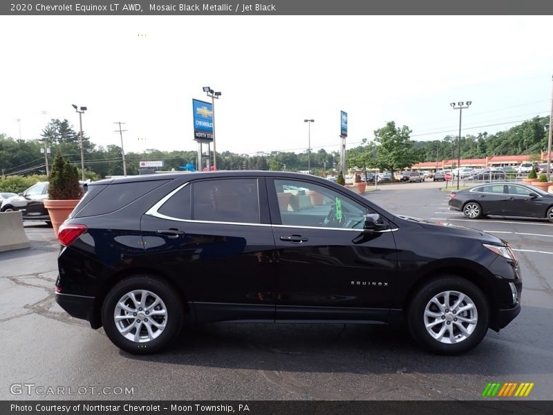 Mosaic Black Metallic / Jet Black 2020 Chevrolet Equinox LT AWD