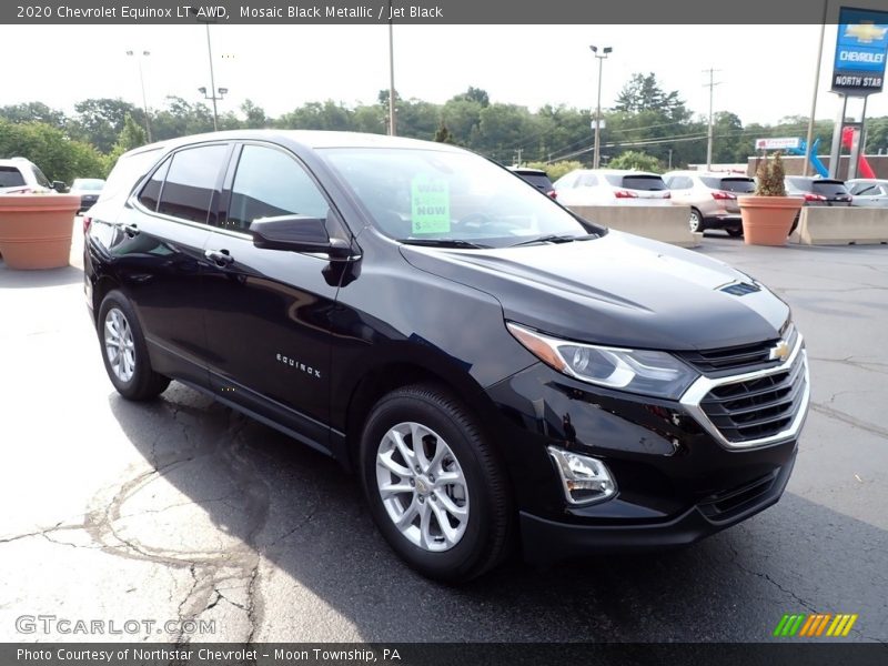 Mosaic Black Metallic / Jet Black 2020 Chevrolet Equinox LT AWD