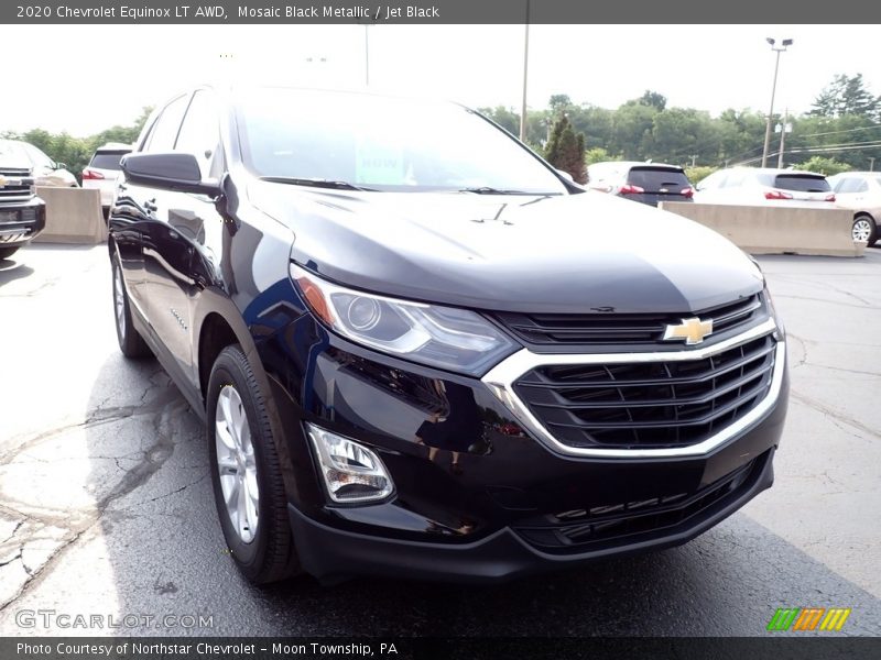 Mosaic Black Metallic / Jet Black 2020 Chevrolet Equinox LT AWD