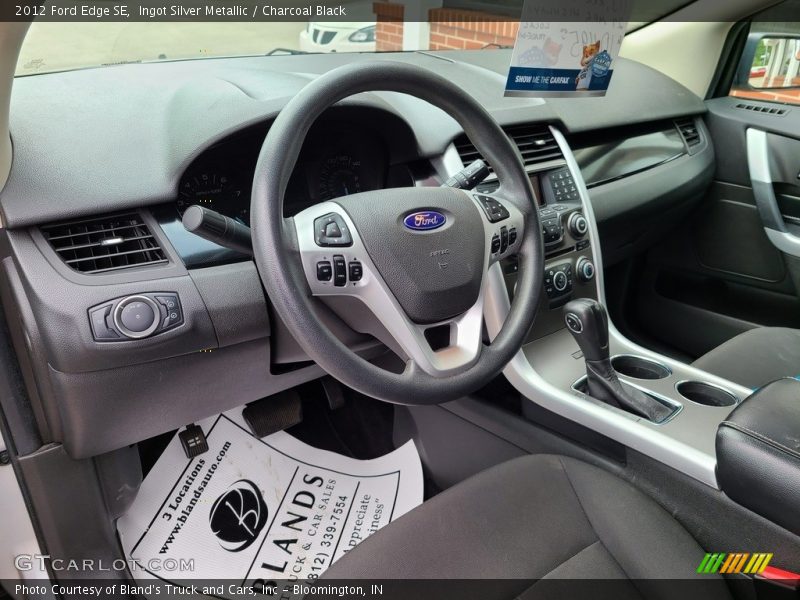 Ingot Silver Metallic / Charcoal Black 2012 Ford Edge SE
