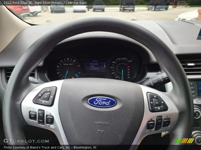 Ingot Silver Metallic / Charcoal Black 2012 Ford Edge SE