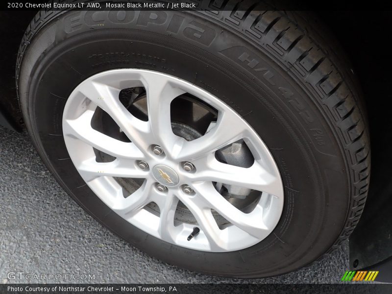 Mosaic Black Metallic / Jet Black 2020 Chevrolet Equinox LT AWD