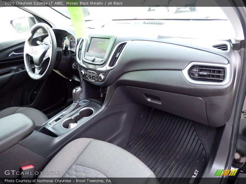Mosaic Black Metallic / Jet Black 2020 Chevrolet Equinox LT AWD