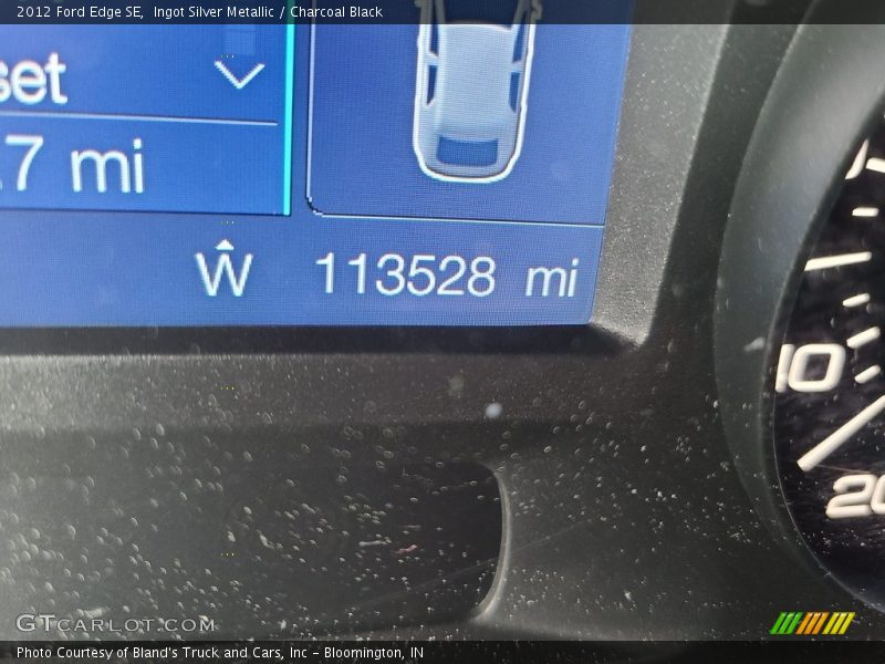 Ingot Silver Metallic / Charcoal Black 2012 Ford Edge SE