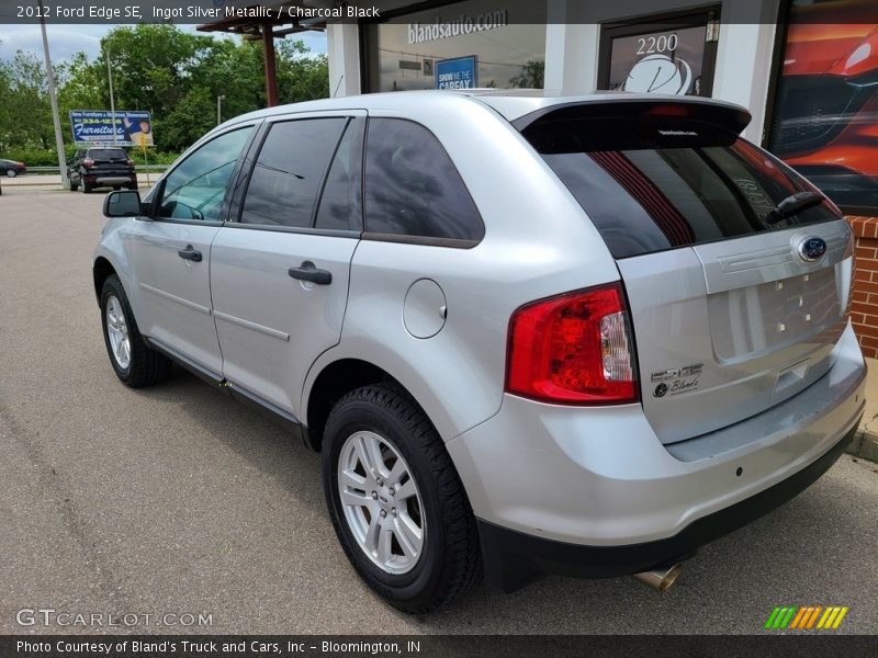 Ingot Silver Metallic / Charcoal Black 2012 Ford Edge SE
