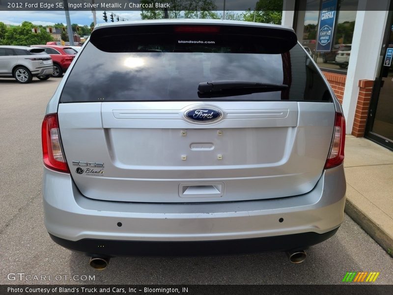 Ingot Silver Metallic / Charcoal Black 2012 Ford Edge SE