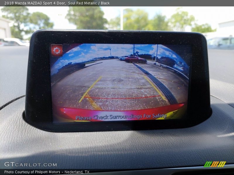 Soul Red Metallic / Black 2018 Mazda MAZDA3 Sport 4 Door