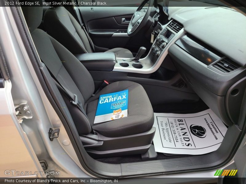 Ingot Silver Metallic / Charcoal Black 2012 Ford Edge SE