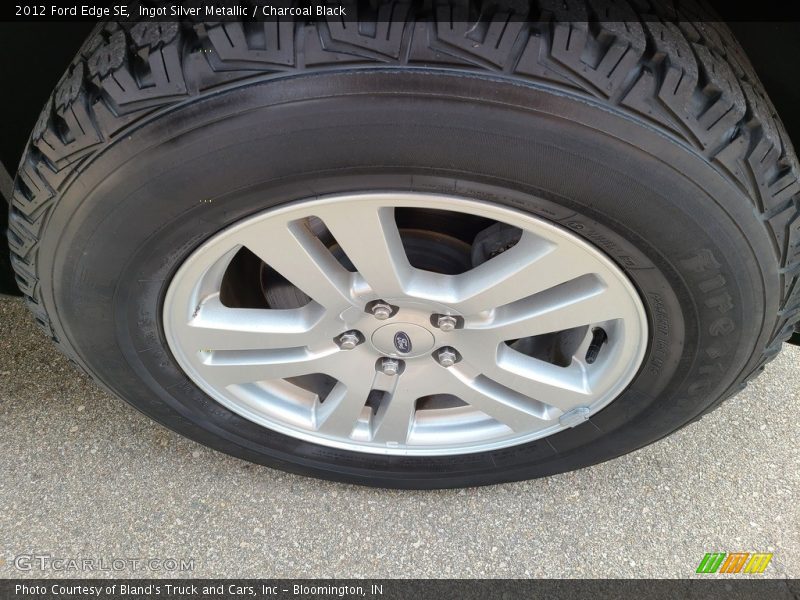 Ingot Silver Metallic / Charcoal Black 2012 Ford Edge SE