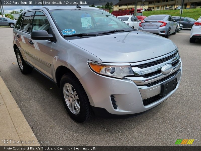 Ingot Silver Metallic / Charcoal Black 2012 Ford Edge SE