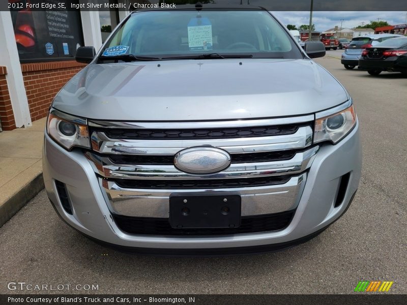 Ingot Silver Metallic / Charcoal Black 2012 Ford Edge SE