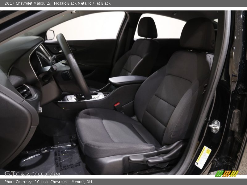 Mosaic Black Metallic / Jet Black 2017 Chevrolet Malibu LS