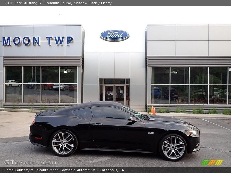 Shadow Black / Ebony 2016 Ford Mustang GT Premium Coupe